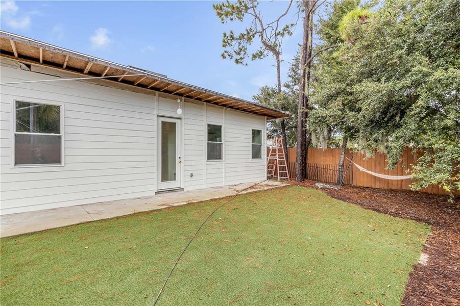 Exterior details and patio area of a home in , Edgewater (Image 27).