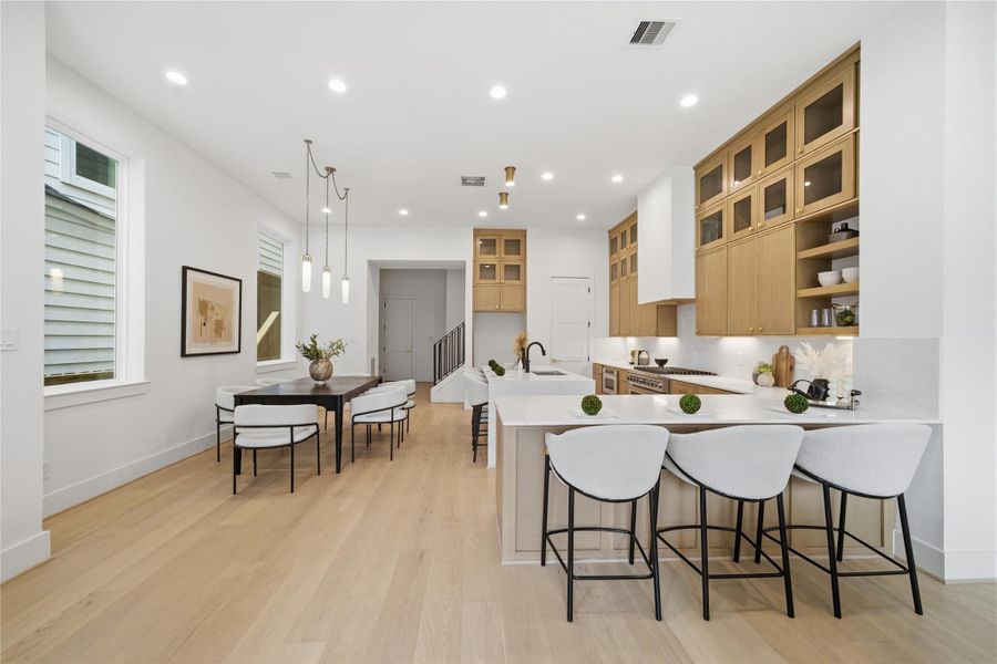 Furnished interior view inside a new home in , Houston (Image 16).