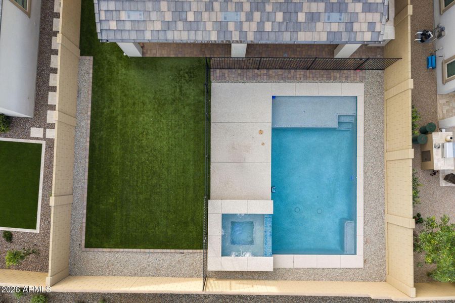 Aerial Pool View