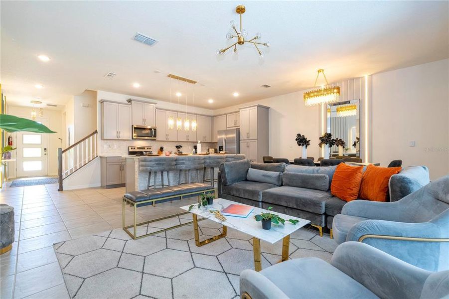 Furnished interior view inside a new home in Solara Resort, Kissimmee (Image 16).