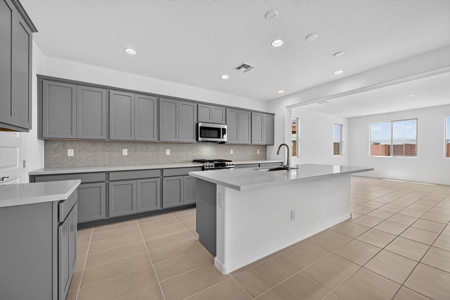 Furnished interior view inside a new home in Hawes Crossing, Mesa (Image 11).
