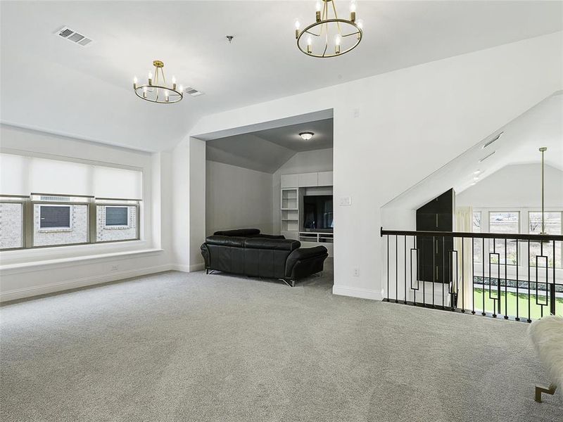 Balcony overlooking Living Room