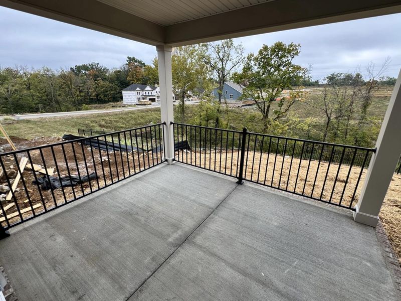 Exterior details and patio area of a home in Woods Crossing, Gallatin (Image 4).