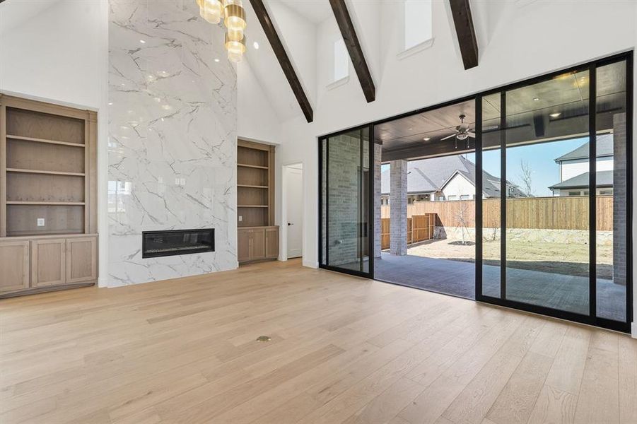 Spacious, unfurnished interior of a new home in Mustang Lakes, Celina (Image 14). Spacious, unfurnished interior of a new home in Mustang Lakes, Celina (Image 14).
