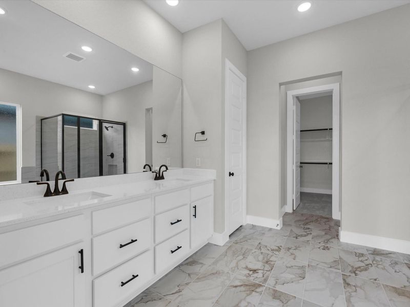 Furnished interior view inside a new home in Oakhill Reserve, Tomball (Image 6).