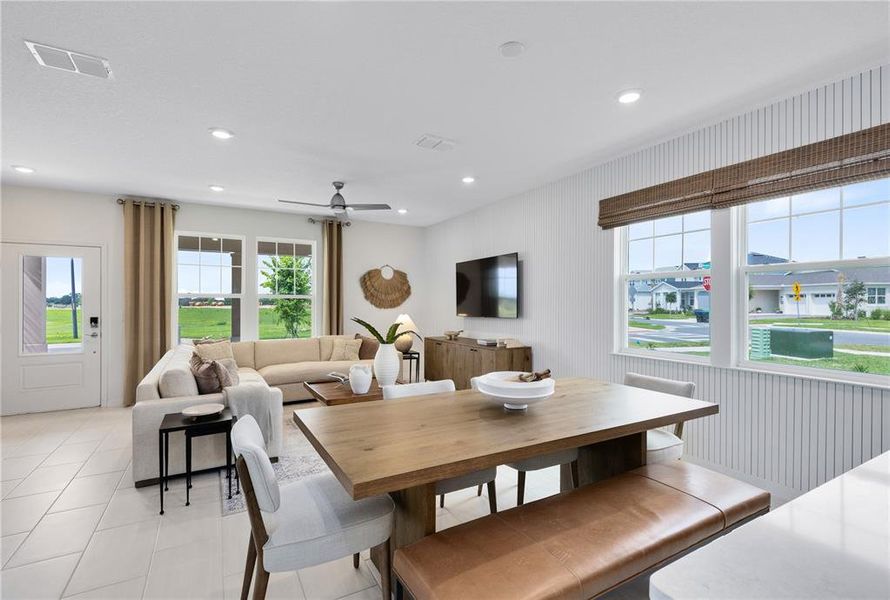 Furnished interior view inside a new home in EverBe, Orlando (Image 7).