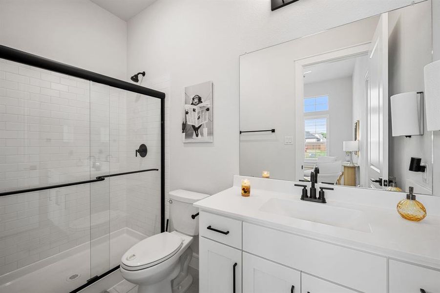 Furnished interior view inside a new home in , Van Alstyne (Image 25).