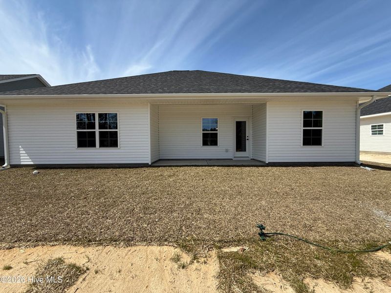 Exterior details and patio area of a home in Wood Creek Landing, Leland (Image 3). Exterior details and patio area of a home in Wood Creek Landing, Leland (Image 3).