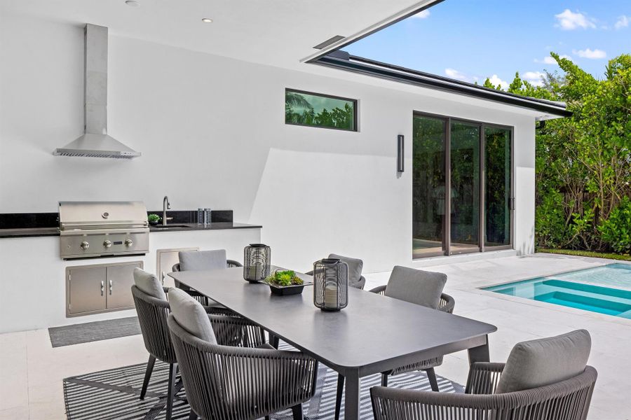 Furnished interior view inside a new home in , Delray Beach (Image 6).