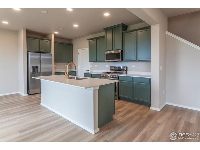 Furnished interior view inside a new home in Granary Trailblazer Collection - Single Family Homes, Johnstown (Image 16).