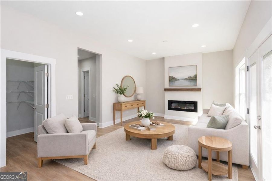 Furnished interior view inside a new home in , East Point (Image 12).