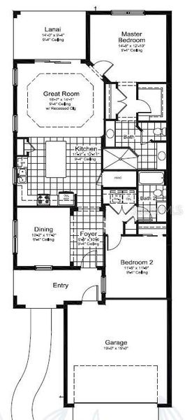 2D floor plan layout of this home in , Nokomis, FL (Image 5). 2D floor plan layout of this home in , Nokomis, FL (Image 5).