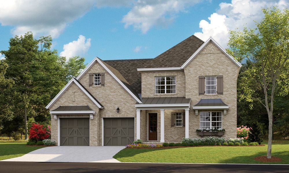 Representative exterior photo of a completed home built from the Marin by Classica Homes in McLean - Hunts Point, Belmont, NC (Image 31).