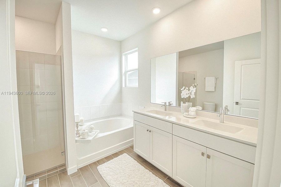 Furnished interior view inside a new home in Sabal Pointe, Jensen Beach (Image 10).