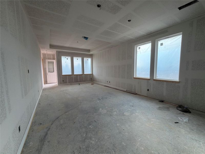 In-progress construction of a new home in Bergamo, Katy, TX (Image 8).