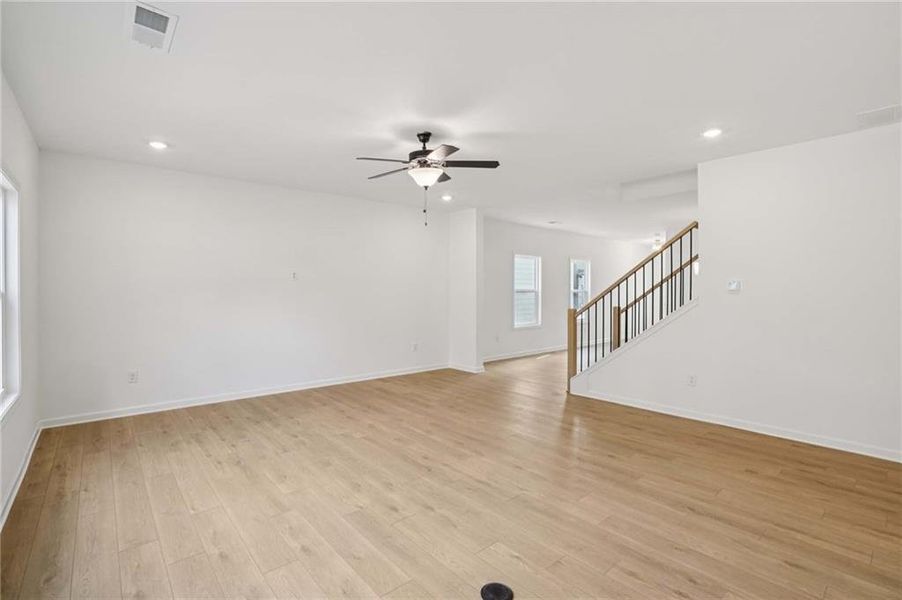 Spacious, unfurnished interior of a new home in Arbors at Richland Creek, Buford (Image 12).