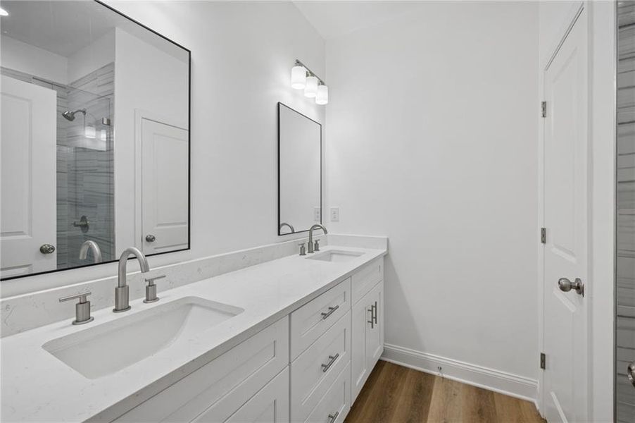 Furnished interior view inside a new home in , Atlanta (Image 9).