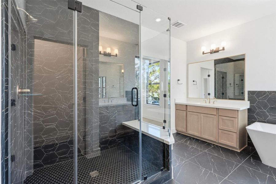 Furnished interior view inside a new home in Caywood Place, Houston (Image 5).