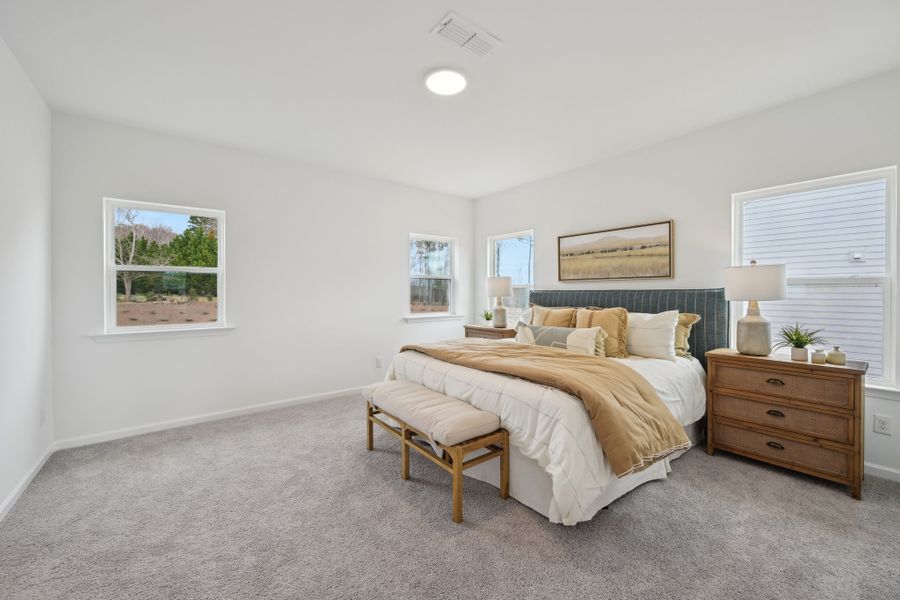 Representative furnished interior of a home built from the Leland by Ashton Woods in Crescent Mills, Wilson's Mills (Image 12).