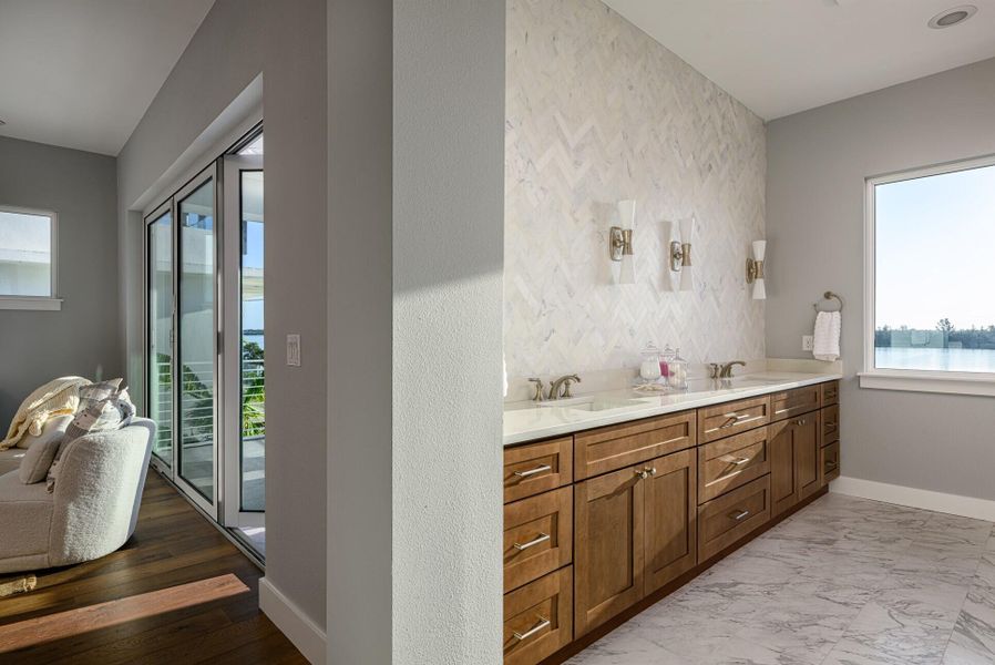 Furnished interior view inside a new home in , Vero Beach (Image 19).