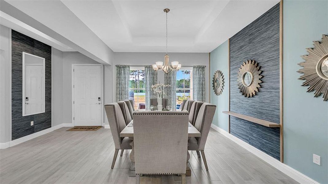 Furnished interior view inside a new home in Buena Lago, St. Cloud (Image 12).