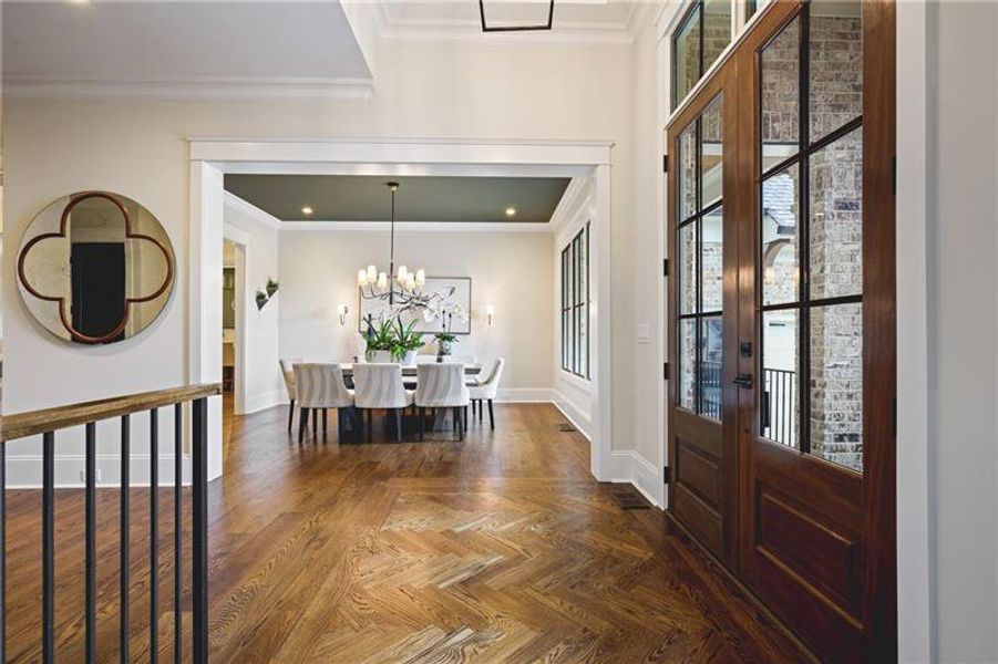 Furnished interior view inside a new home in The Reserve At Governors Towne Club, Acworth (Image 17).