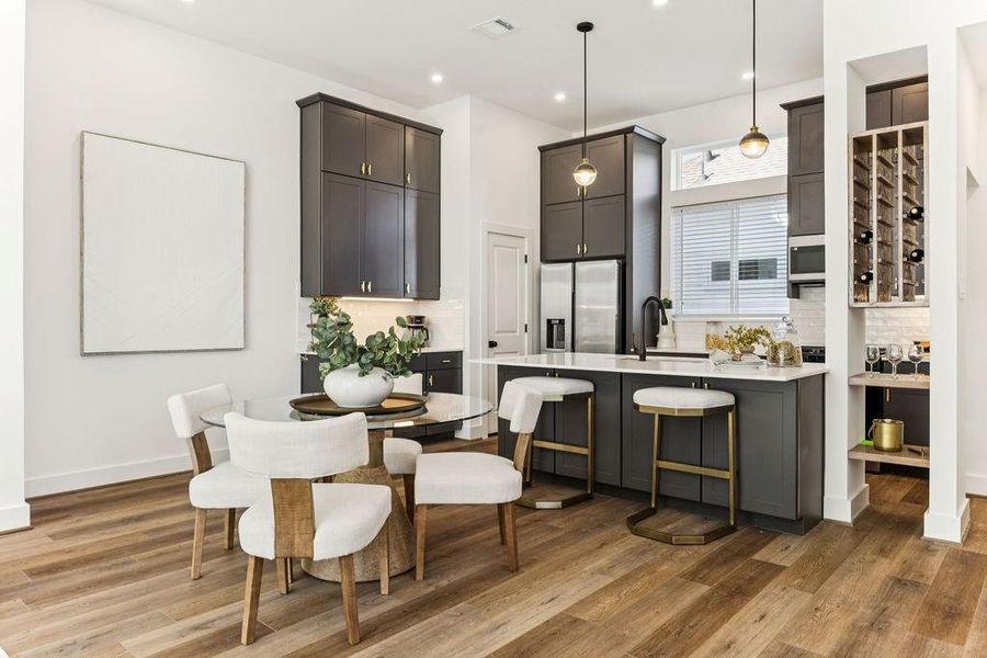 Furnished interior view inside a new home in , Houston (Image 7). Furnished interior view inside a new home in , Houston (Image 7).