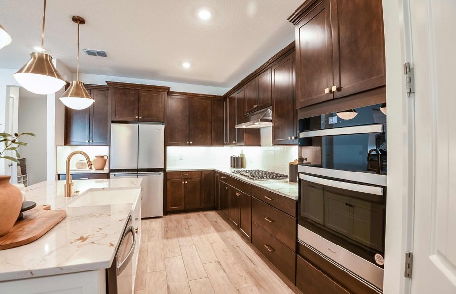 Ample Counter and Cabinets Space