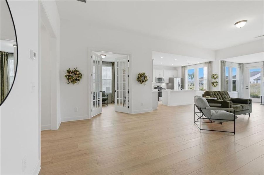 Furnished interior view inside a new home in , Hoschton (Image 48).