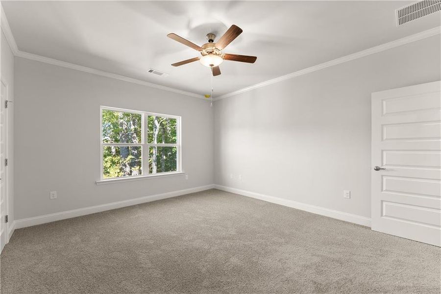 Spacious, unfurnished interior of a new home in Habersham Meadows, Demorest (Image 22).