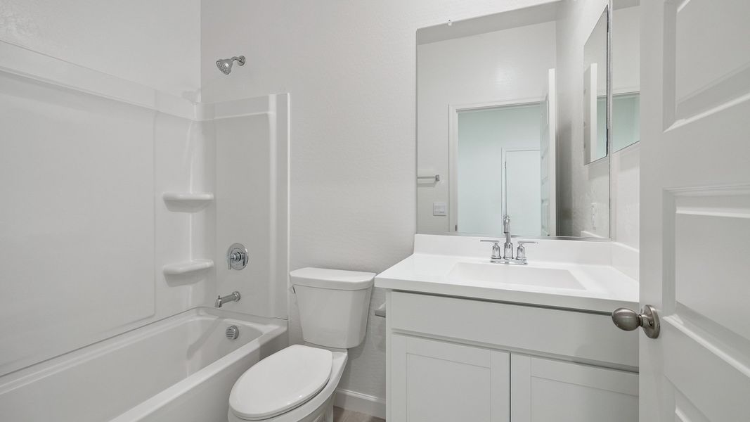 Furnished interior view inside a new home in Desert Moon Estates, Buckeye (Image 11).