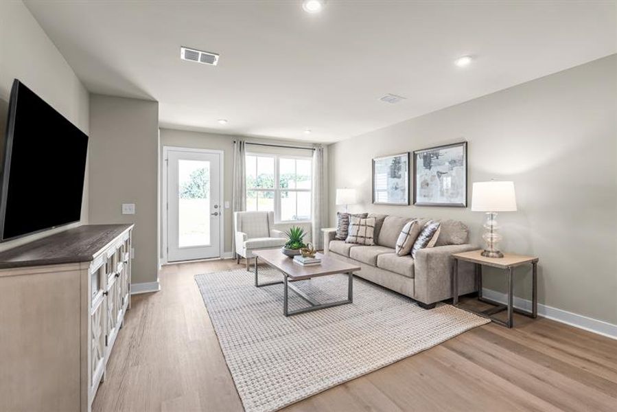 Representative furnished interior of a home built from the NEW - Dunmore by Ryan Homes in Middle Creek Village, Bolivia (Image 14).