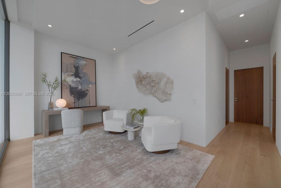 Furnished interior view inside a new home in , Miami (Image 14).