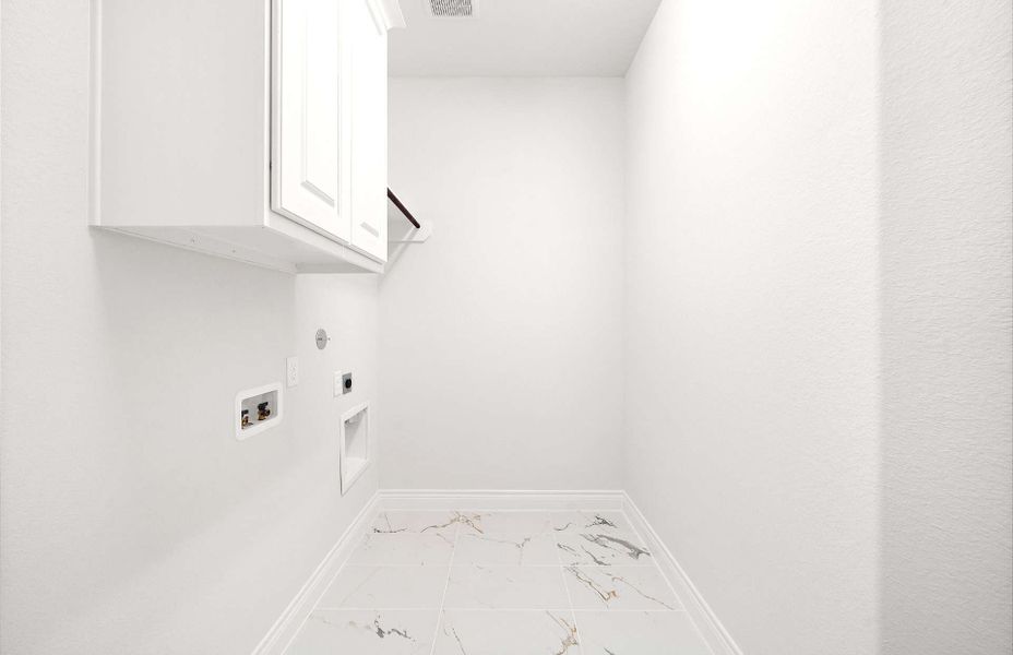 Representative unfurnished interior of a home built from the 3049AU by Ravenna Homes in Audubon 60′, Magnolia (Image 36).