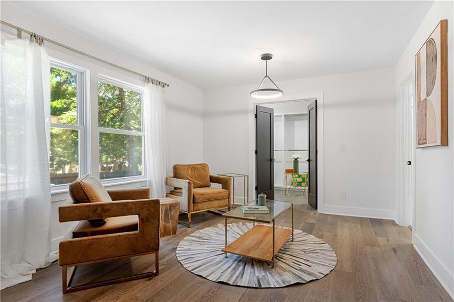 Furnished interior view inside a new home in , Atlanta (Image 7).