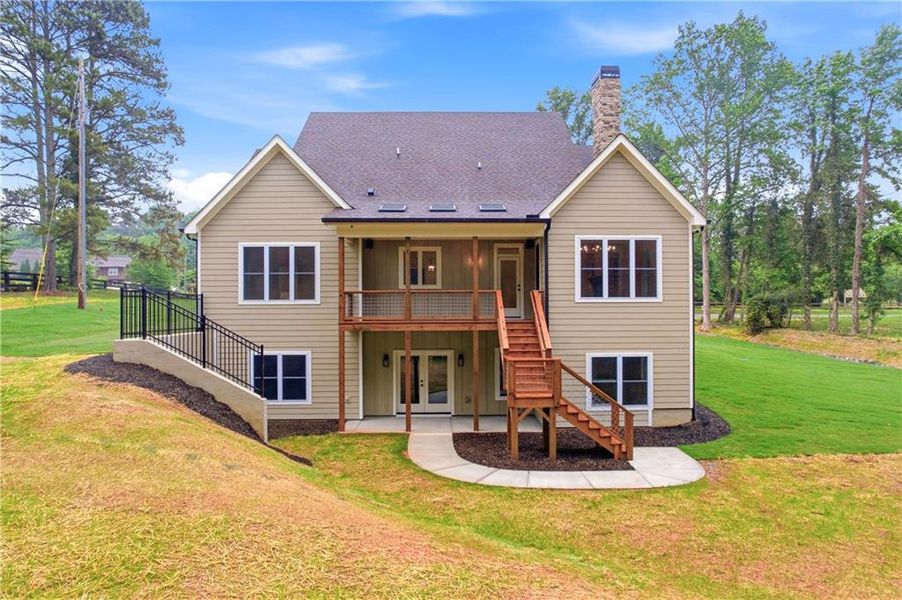 Exterior details and patio area of a home in , Canton (Image 27).