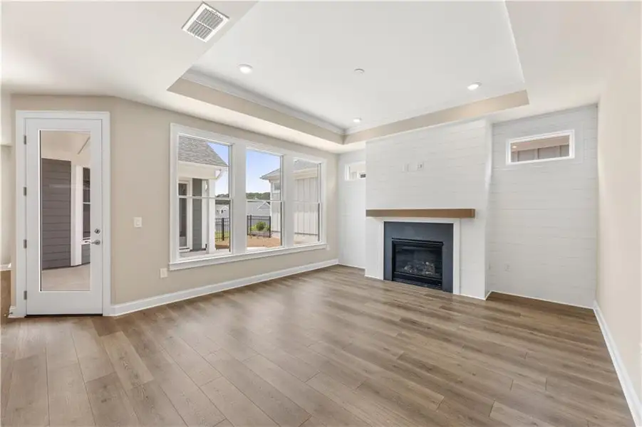 Spacious, unfurnished interior of a new home in The Courtyards at Bailey Farms, Dacula (Image 16).