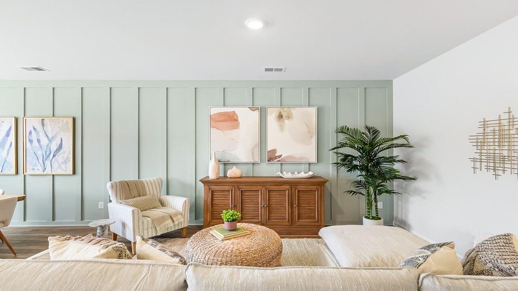 Furnished interior view inside a new home in Carolina Groves Townhomes, Moncks Corner (Image 16).