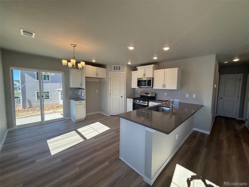 Furnished interior view inside a new home in Sky Ranch - Highland Collection, Watkins (Image 6). Furnished interior view inside a new home in Sky Ranch - Highland Collection, Watkins (Image 6).
