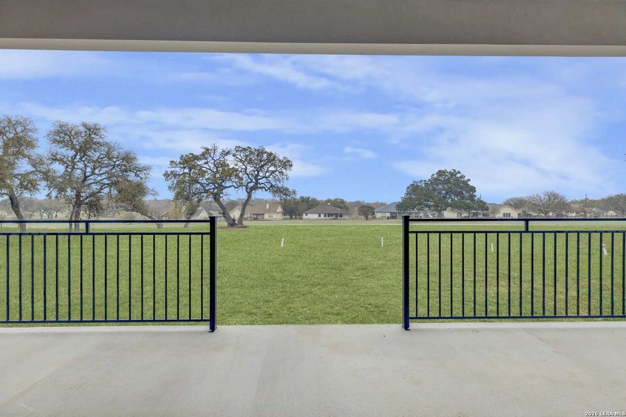 Exterior details and patio area of a home in , Bandera (Image 27).