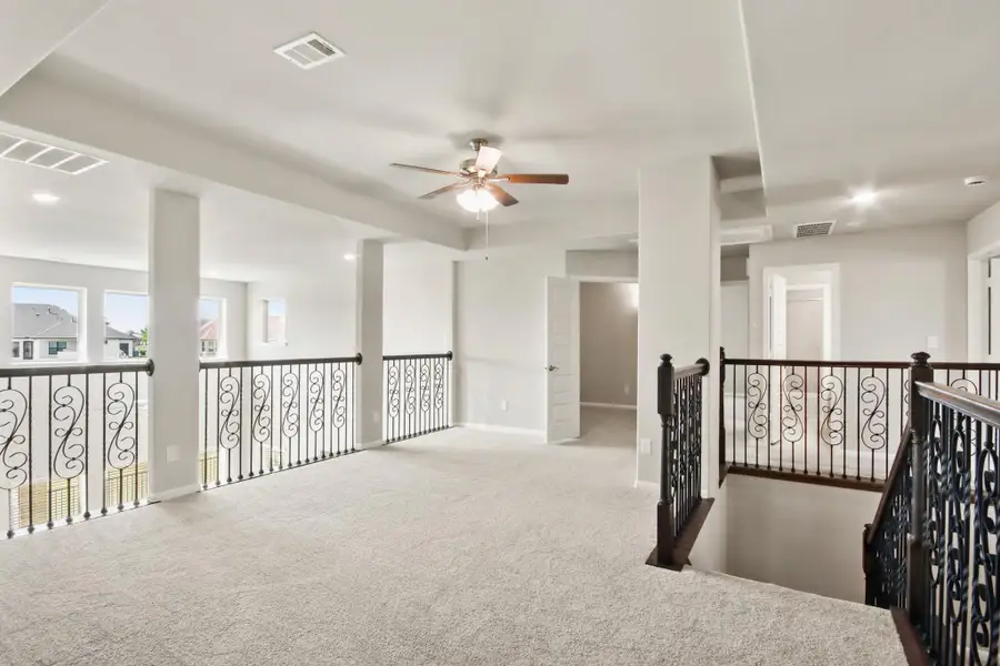 Versatile activity room upstairs