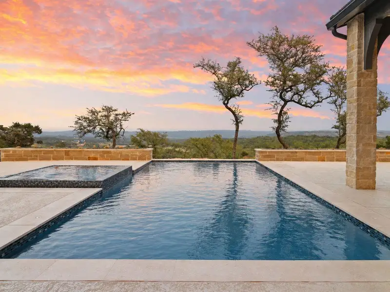 Exterior details and patio area of a home in , Dripping Springs (Image 3).
