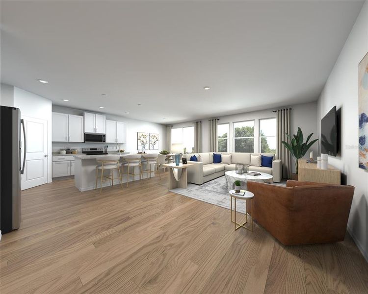Furnished interior view inside a new home in Coasterra - Reserve Series, Palmetto (Image 5).