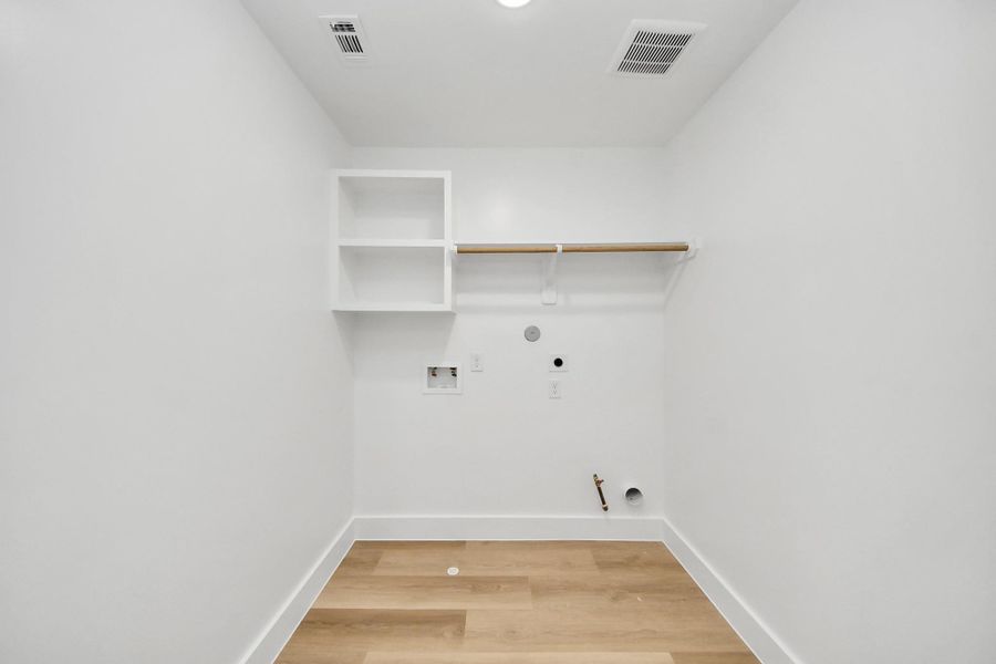 Laundry Room conveniently located upstairs.