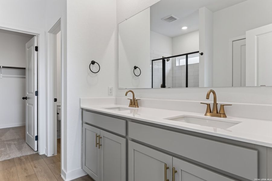 Furnished interior view inside a new home in The Wilder, Adkins (Image 7).