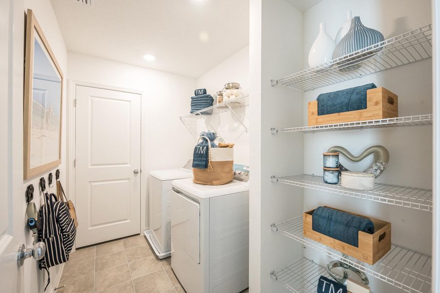 Representative furnished interior of a home built from the Elm by Taylor Morrison in Waterstone, Groveland (Image 24).