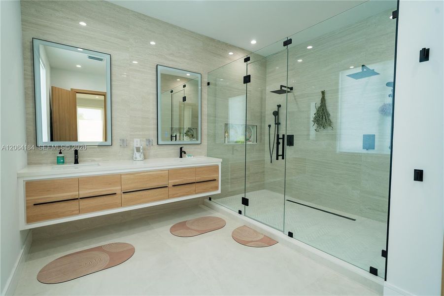 Furnished interior view inside a new home in , Miami (Image 15). Furnished interior view inside a new home in , Miami (Image 15).