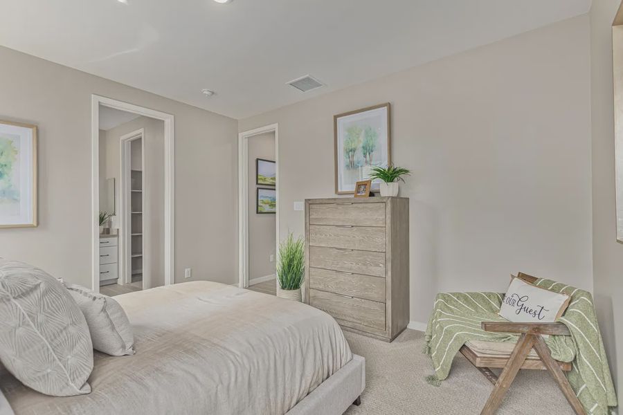 Representative furnished interior of a home built from the 1901 by Elliott Homes in Camilo at Santana, Yuma (Image 19).