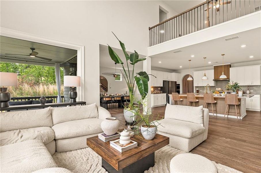 Furnished interior view inside a new home in The Estate at Old Friendship, Buford (Image 21). Furnished interior view inside a new home in The Estate at Old Friendship, Buford (Image 21).