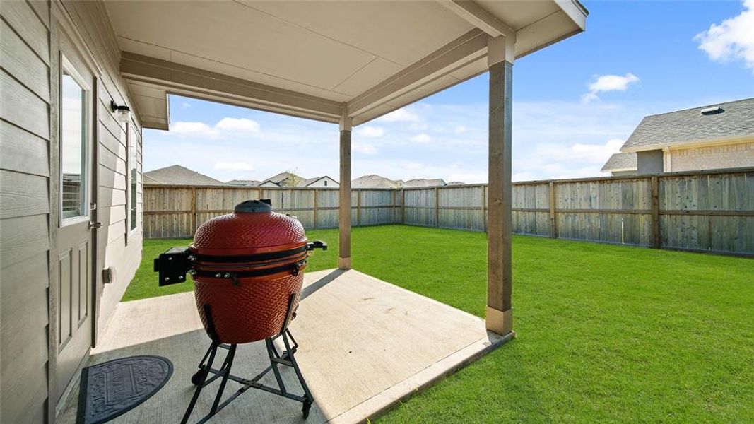 Covered patio